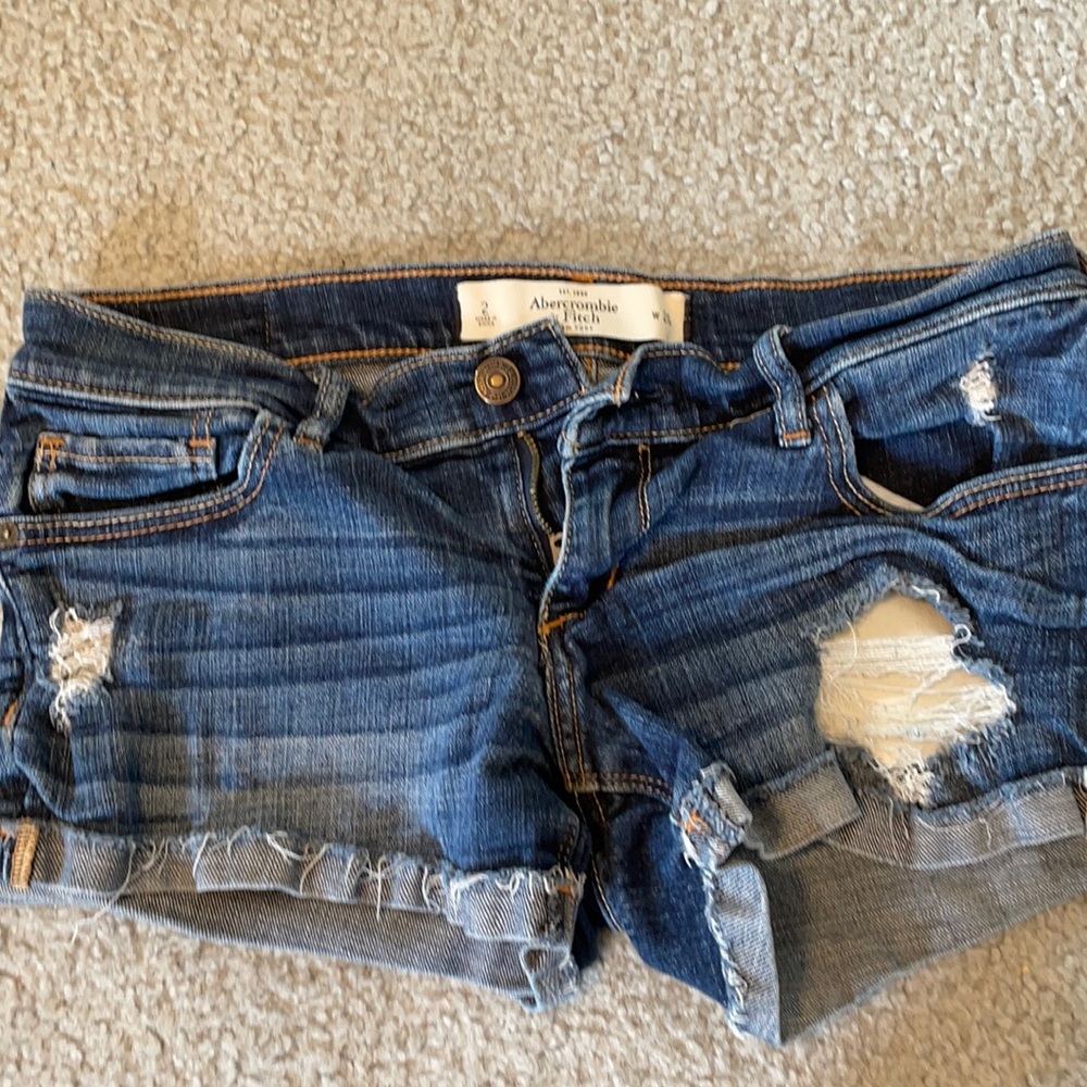 Denim shorts